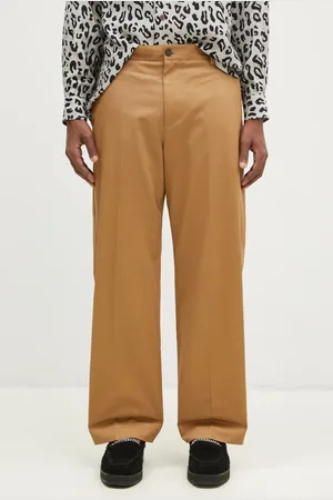 Maison Kitsuné Bavlněné kalhoty Relaxed Chino barva