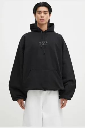 Vetements Bavlněná mikina Oval Logo Cropped Boxy barva