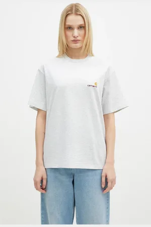 Carhartt Bavlněné tričko S/S American Script T-Shirt barva