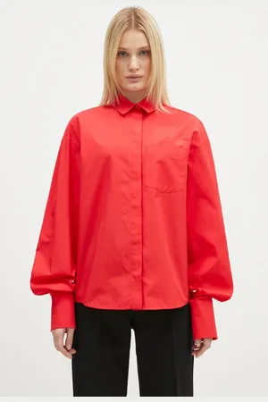 Sportmax Bavlněná košile Gesso barva