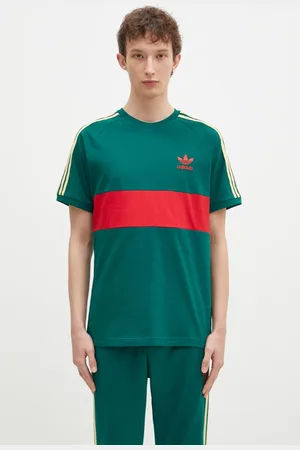 adidas Bavlněné tričko 3S PANEL barva