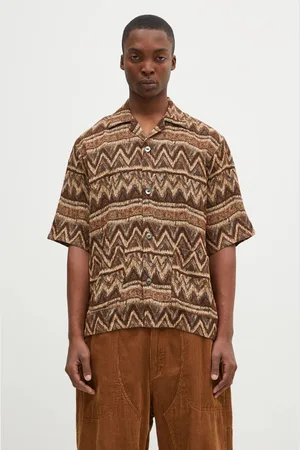 Pins & Needles Košile s příměsí vlny Cabana Shirt barva