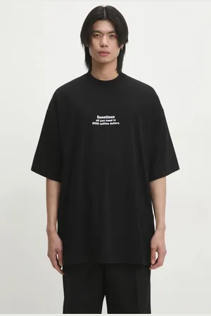 Vetements Bavlněné tričko 500 Million Dollars Oversized barva