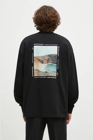Mki Miyuki-Zoku Bavlněné tričko s dlouhým rukávem Resort Long Sleeve Tee barva