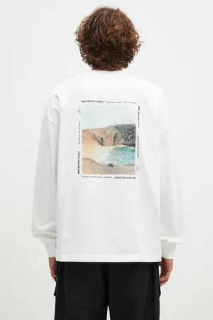 Mki Miyuki-Zoku Bavlněné tričko s dlouhým rukávem Resort Long Sleeve Tee barva