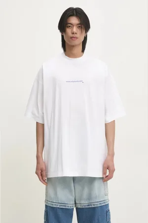 Vetements Bavlněné tričko Website Oversized barva