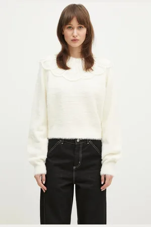 ROTATE Svetr Lace Collar Knit dámský