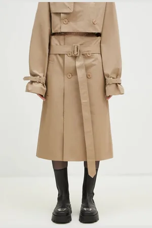 Vetements Bavlněná sukně Deconstructed Trenchcoat barva