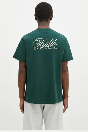 Sporty & Rich Bavlněné tričko Health Script barva