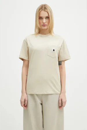 Carhartt Bavlněné tričko Pocket barva