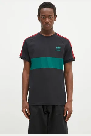 adidas Bavlněné tričko 3S PANEL TEE barva