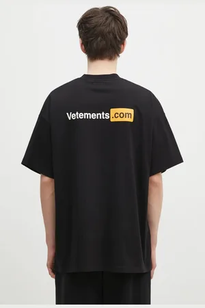 Vetements Bavlněné tričko .Com Regular barva