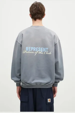 Represent Bavlněná mikina Patron Of The Club Sweater pánská