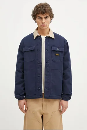 Stan Ray Bavlněná bunda Pork Chop Jacket tmavomodrá barva