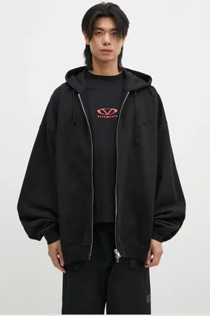 Vetements Mikina Embroidered Logo Oversized pánská