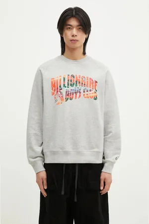 Billionaire Boys Club Bavlněná mikina Tropical Island Fill Arch Logo Crewneck pánská