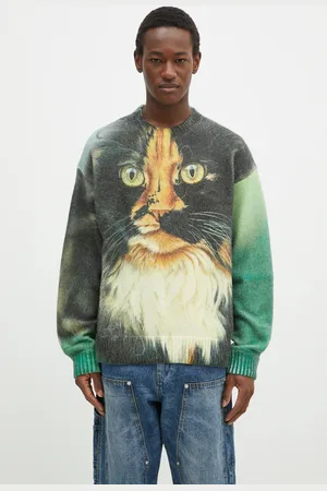 J.W.Anderson Vlněný svetr Printed Jumper barva