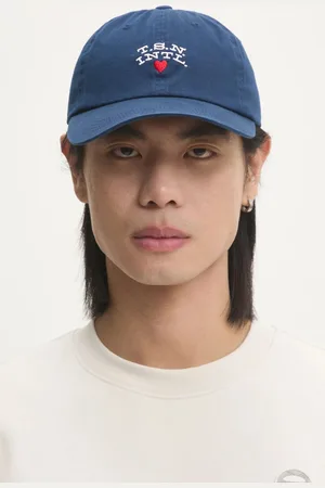 This Is Never That Bavlněná baseballová čepice Heart Cap tmavomodrá barva