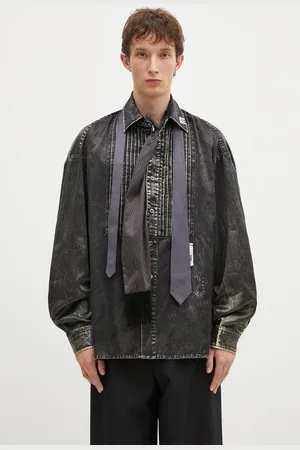 Maison Mihara Yasuhiro Košile Accessories Mixed Longsleeve Shirts pánská