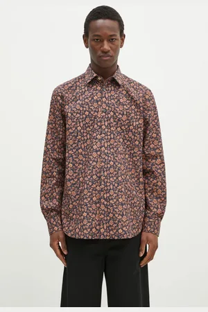 Paul Smith Bavlněná košile tmavomodrá barva