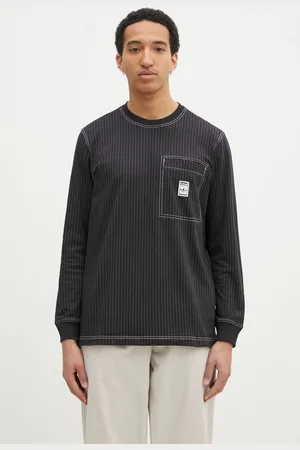 adidas Bavlněné tričko s dlouhým rukávem Wabash barva