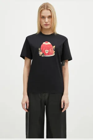 Carhartt Bavlněné tričko Pudding barva