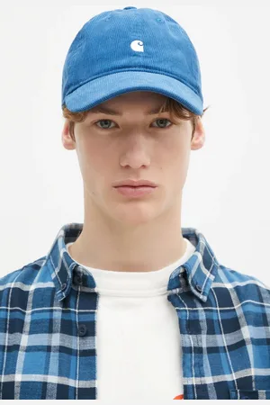 Carhartt Kšiltovka Harlem Cap tmavomodrá barva