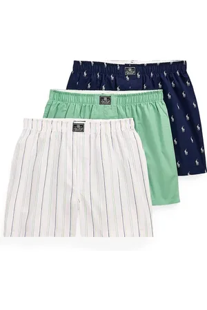 Ralph Lauren Bavlněné boxerky 3-pack tmavomodrá barva