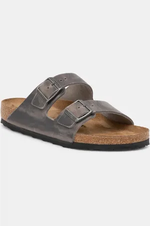 Birkenstock Nubukové pantofle Arizona barva