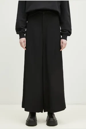Y-3 Kalhoty Rayon Twill Wide Pants dámské