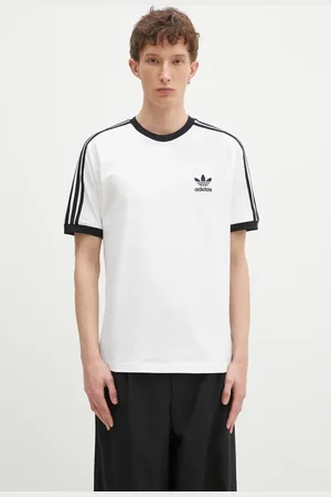 adidas Bavlněné tričko Adicolor 3-Stripes barva