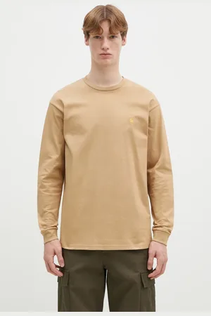 Carhartt Bavlněné tričko s dlouhým rukávem Longsleeve Chase barva