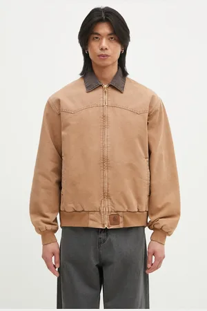 Carhartt Bavlněná bunda OG Santa Fe Jacket barva