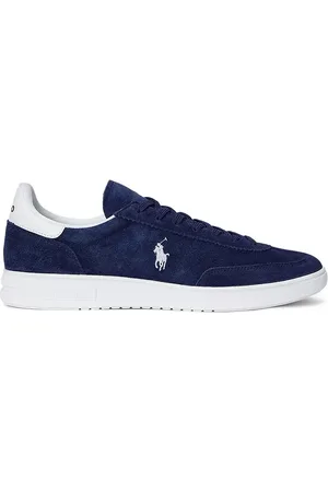 Ralph Lauren Semišové tenisky Bedford Pp tmavomodrá barva