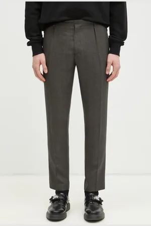 Paul Smith Vlněné kalhoty barva