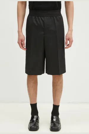 Helmut Lang Šortky z vlněné směsi Lwb Car Short.Tonal barva