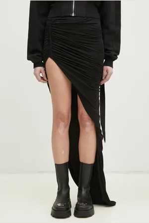 Rick Owens Bavlněná sukně Rick Owens Soft Edfu Skirt Long barva