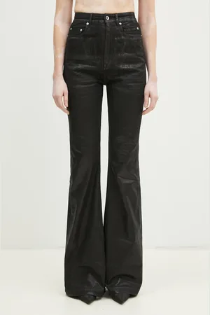 Rick Owens Džíny s připojenou peněženkou Rick Owens Bolan Bootcut high waist