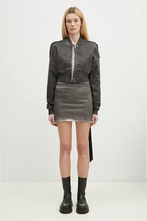 Rick Owens Bomber bunda Rick Owens Flight Jacket Cropped barva