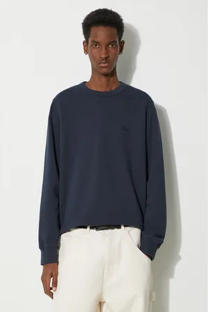 Woolrich Mikina Logo Script Crewneck pánská