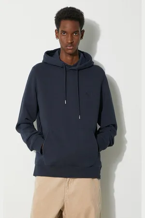 Woolrich Mikina Logo Script Hoodie pánská