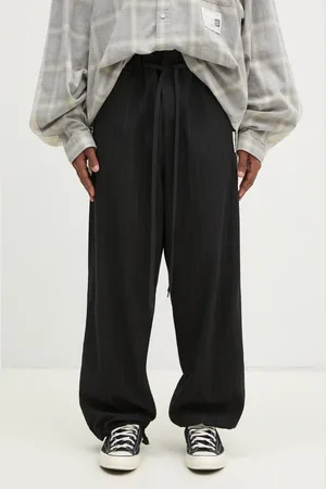 Maison Mihara Yasuhiro Vlněné kalhoty Wide Trousers barva