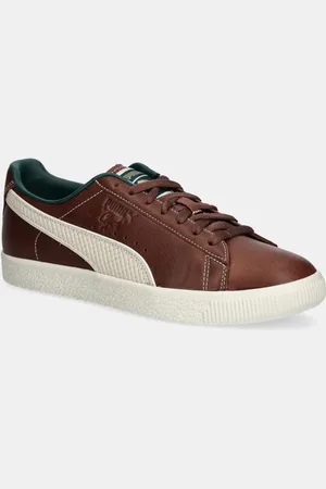 PUMA Kožené tenisky Clyde Palais Artisan barva