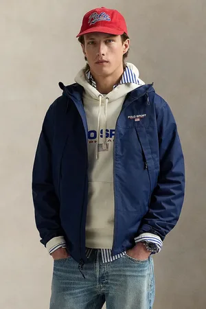 Ralph Lauren Nepromokavá bunda tmavomodrá barva