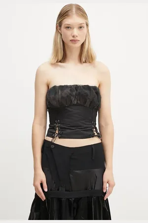Andersson Bell Top Isla Shirred Crop Bustier barva