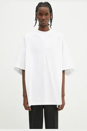Vetements Bavlněné tričko Merged Double Oversized barva