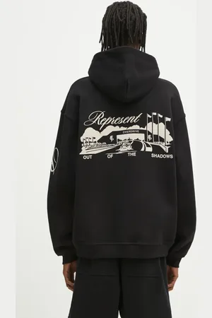 Represent Bavlněná mikina Raceway Hoodie pánská