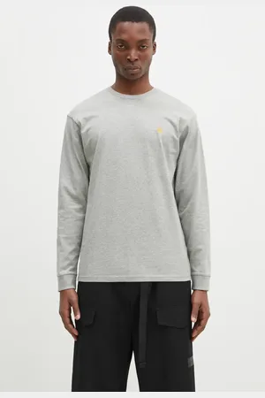 Carhartt Bavlněné tričko s dlouhým rukávem Chase barva