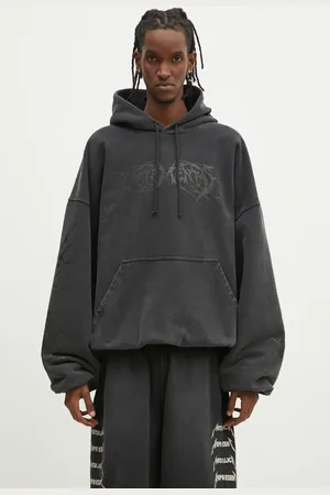 Vetements Mikina Death Metal Cropped Boxy barva