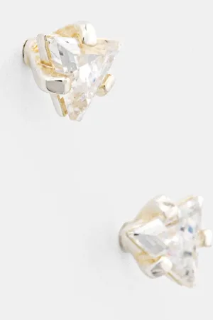Hatton Labs Stříbrné náušnice Triangle Earrings HL-S5-653-01